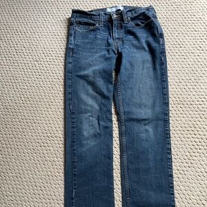 Men’s Levi Straight Denim Blue Jeans 30x32 Excellent